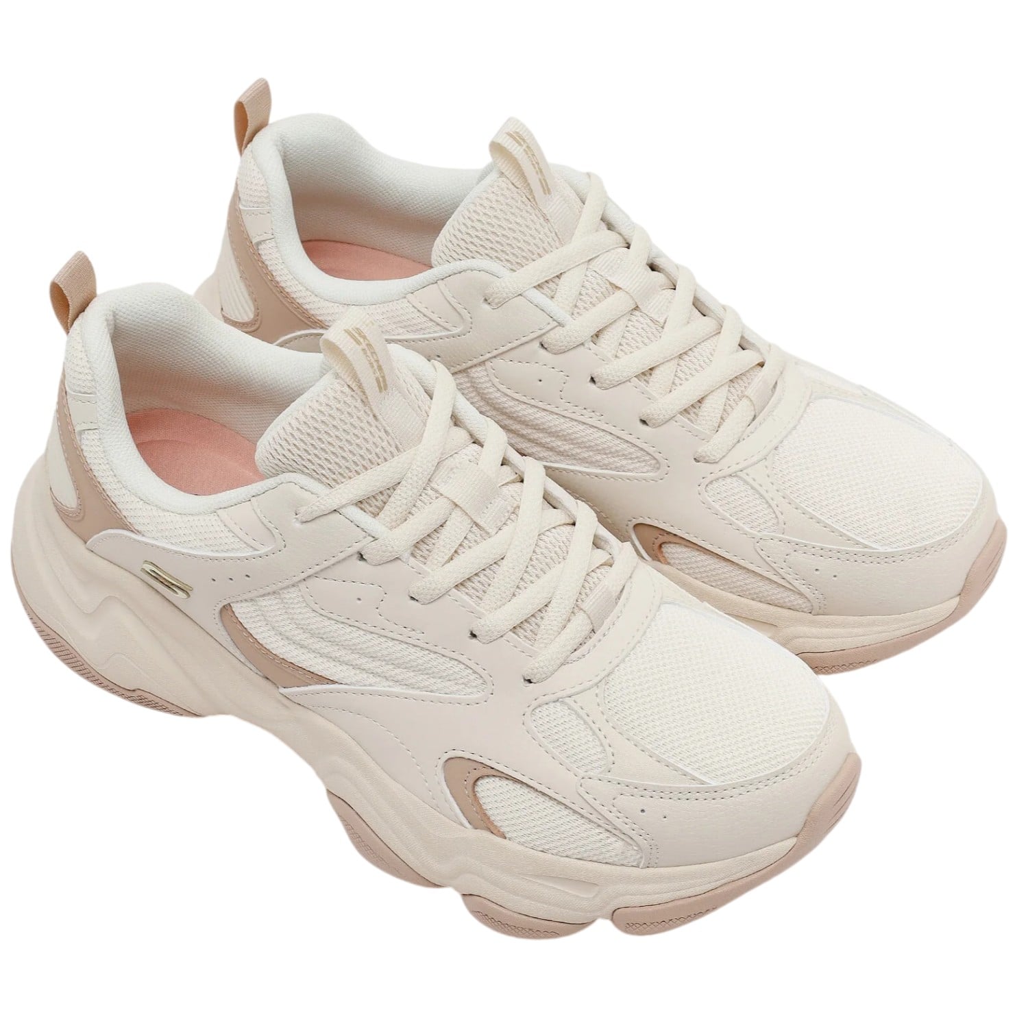 ZAPATILLA SKECHERS BOBS DIEGO 117685NAT BEIGE PARA MUJER - 4