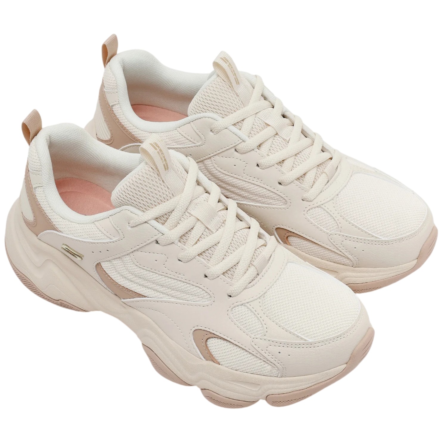 ZAPATILLA SKECHERS BOBS DIEGO 117685NAT BEIGE PARA MUJER - 4