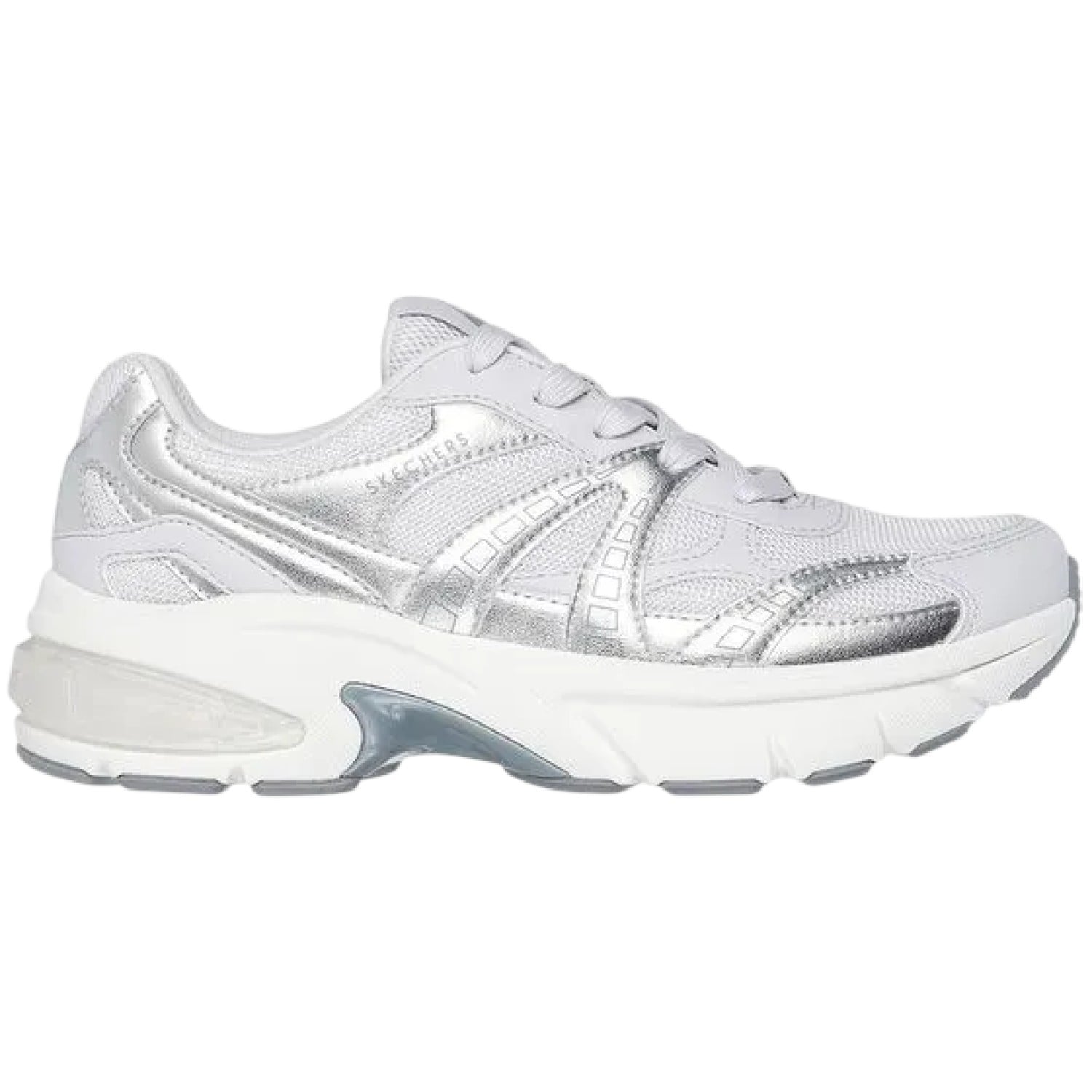 ZAPATILLA SKECHERS SHADOW STELLAR 90 177357GRY GRIS MUJER - 1