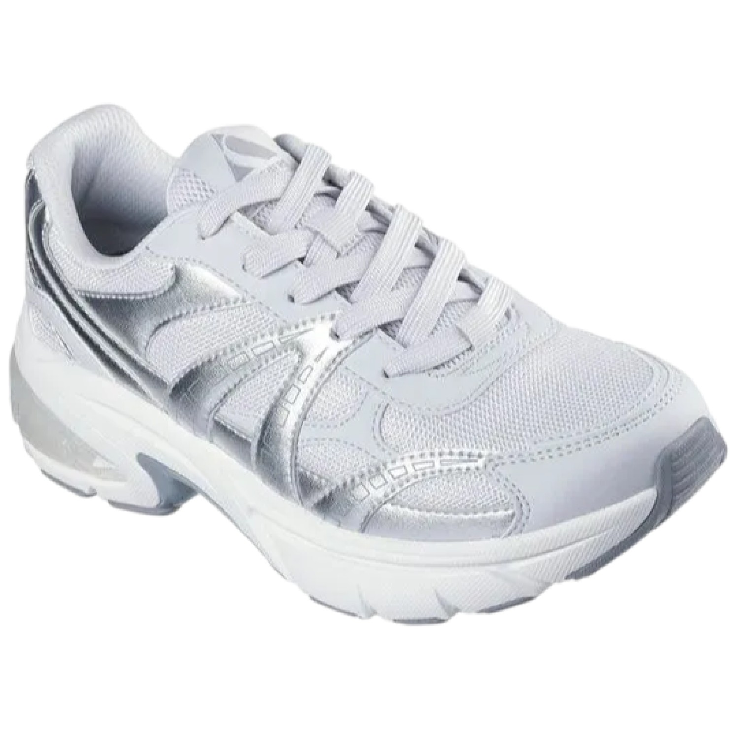 ZAPATILLA SKECHERS SHADOW STELLAR 90 177357GRY GRIS MUJER - 3
