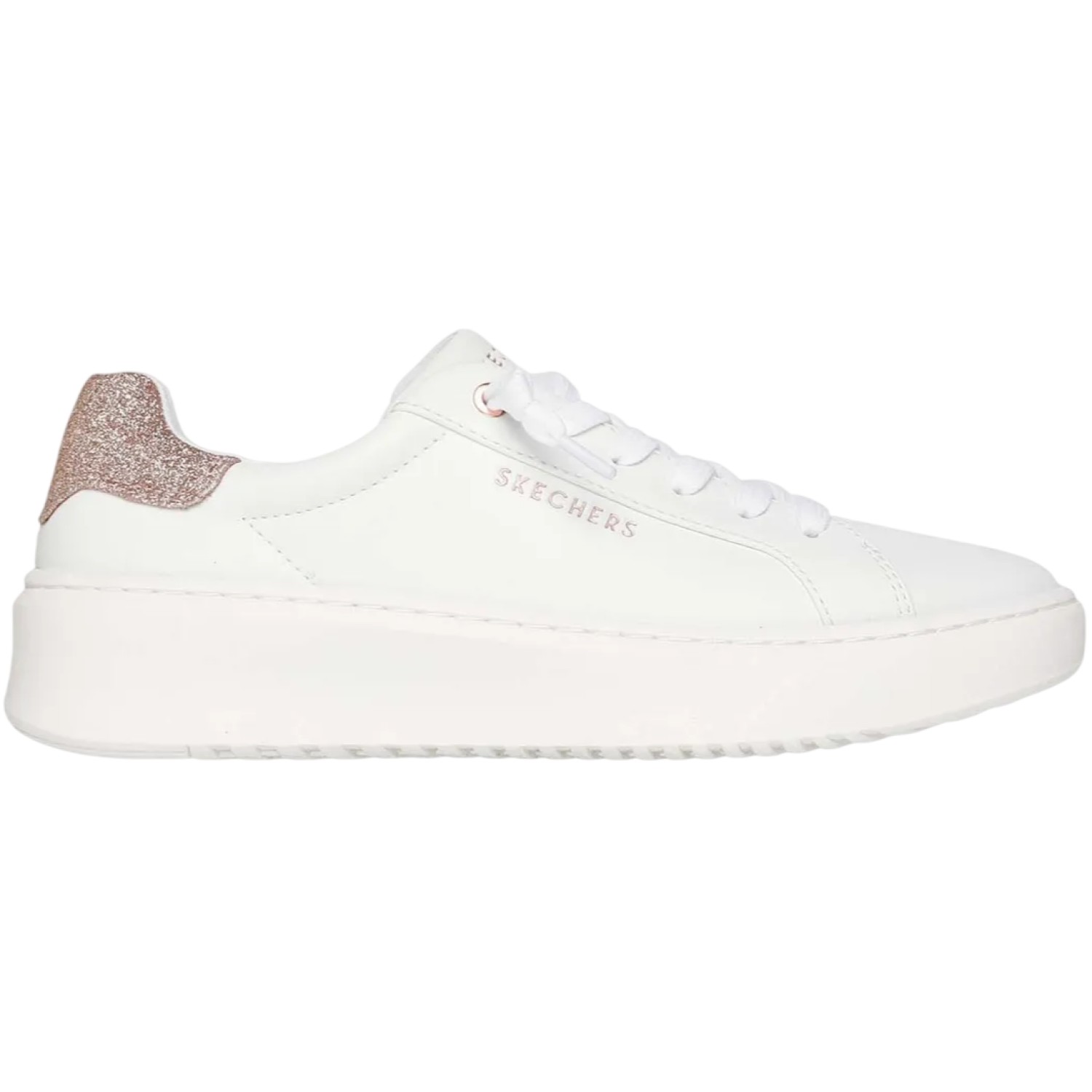 ZAPATILLA SKECHERS MINI GLITZER 177317WHT BLANCO PARA MUJER - 1