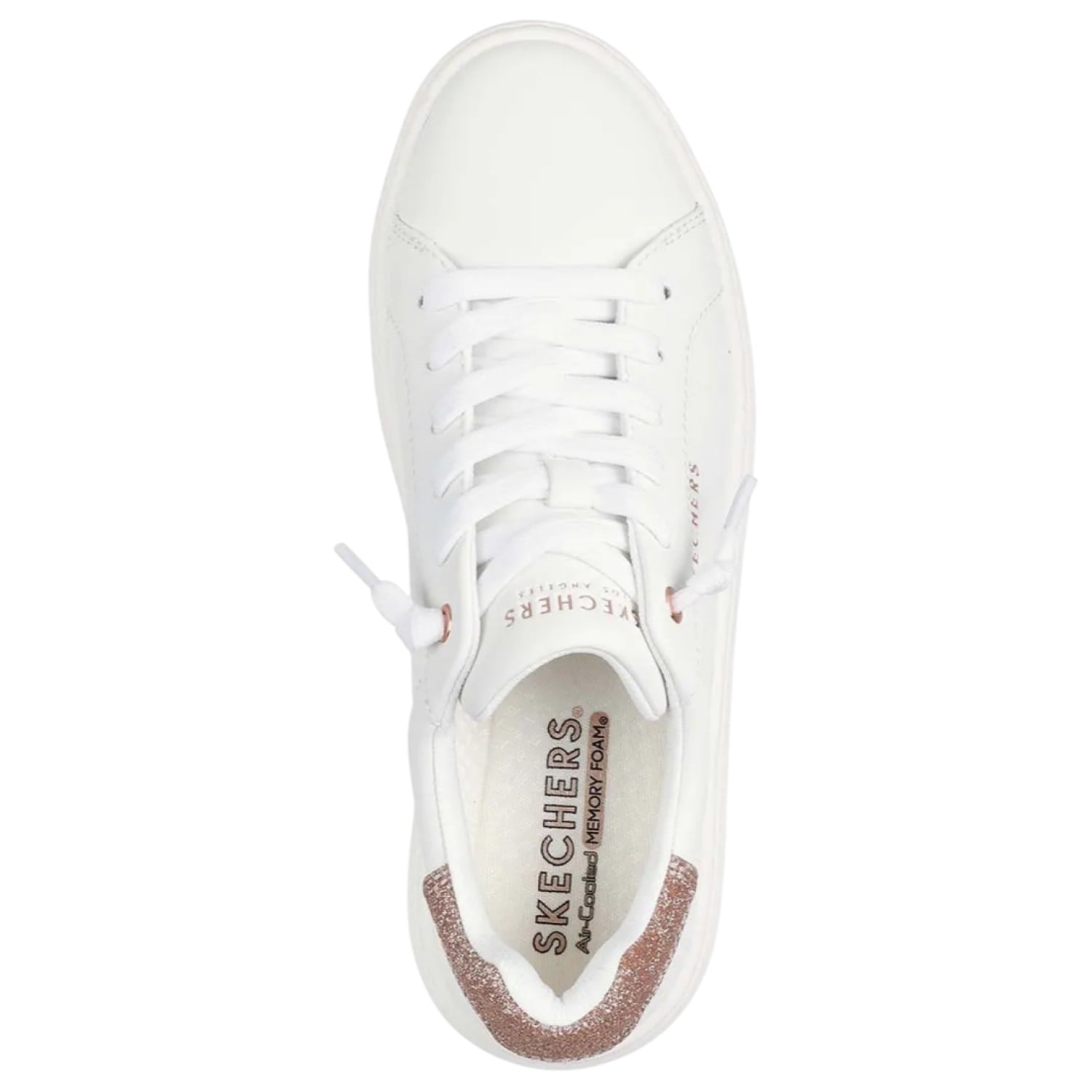 ZAPATILLA SKECHERS MINI GLITZER 177317WHT BLANCO PARA MUJER - 4