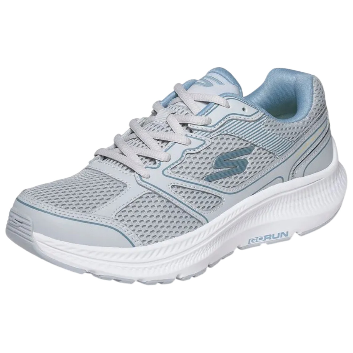 ZAPATILLAS SKECHERS GO RUN CONSISTENT 128651GRY GRIS MUJER - 4