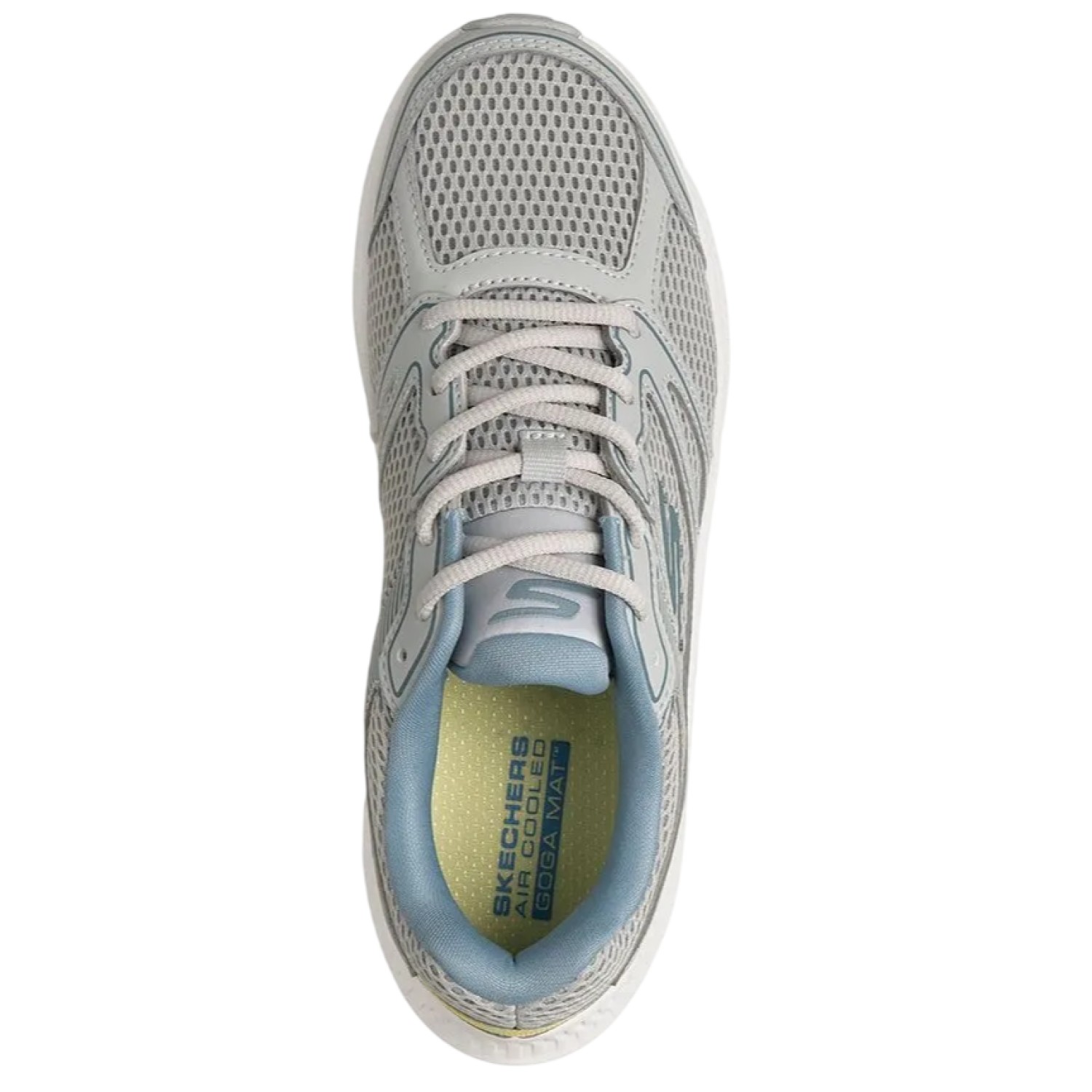 ZAPATILLAS SKECHERS GO RUN CONSISTENT 128651GRY GRIS MUJER - 5