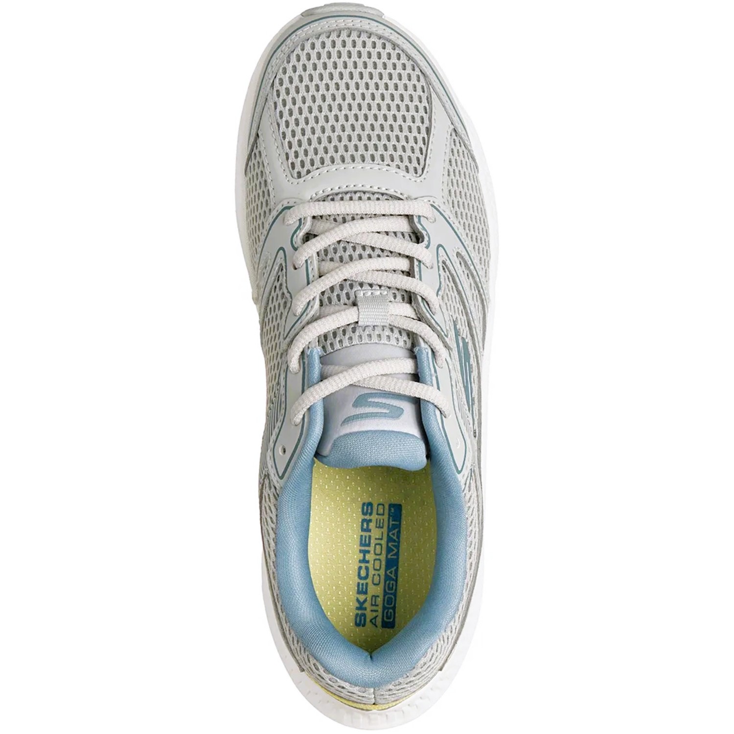 ZAPATILLAS SKECHERS GO RUN CONSISTENT 128651GRY GRIS MUJER - 5