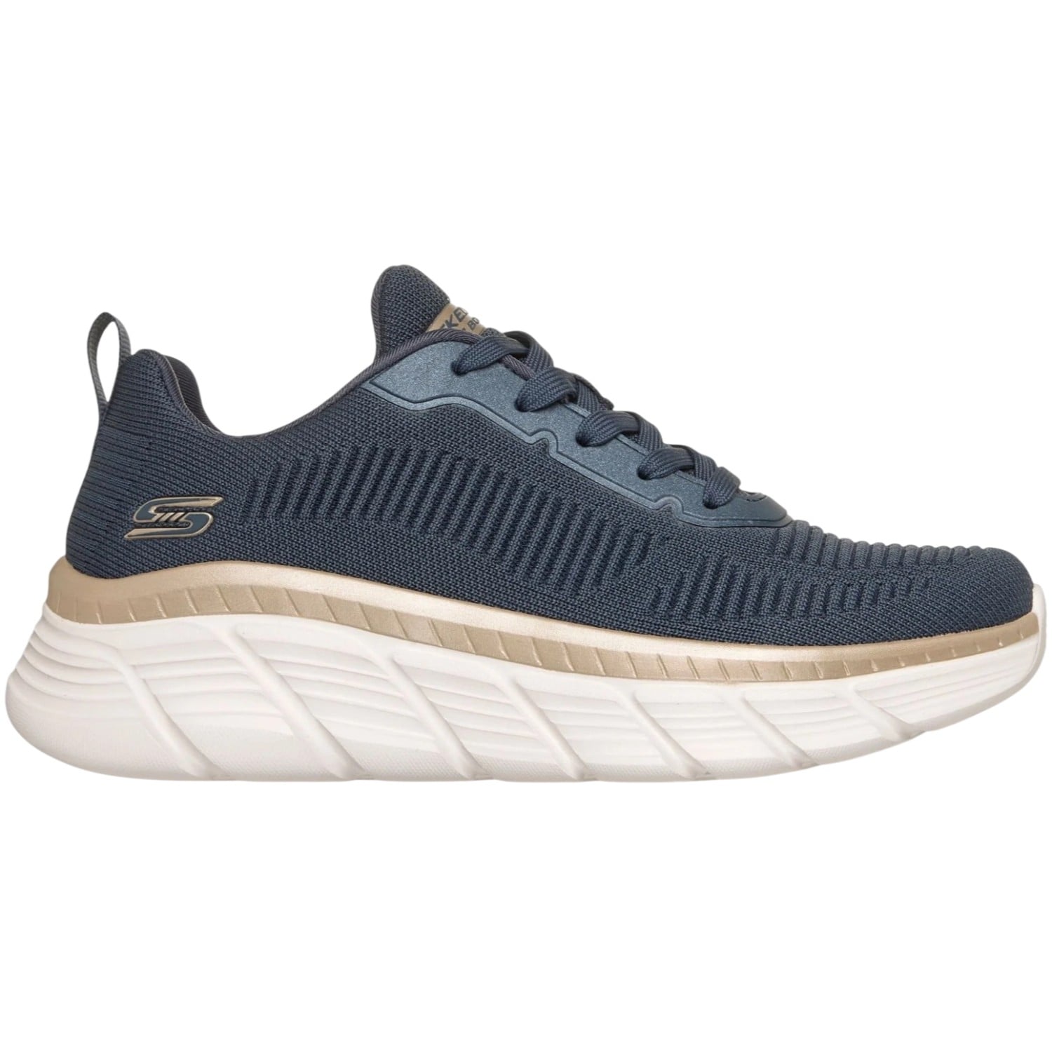 ZAPATILLA SKECHERS BOBS B FLEX HI 117385NVGD AZUL PARA MUJER - 1