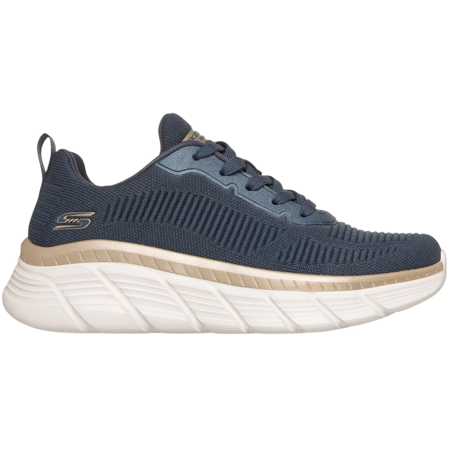 ZAPATILLA SKECHERS BOBS B FLEX HI 117385NVGD AZUL PARA MUJER - 1