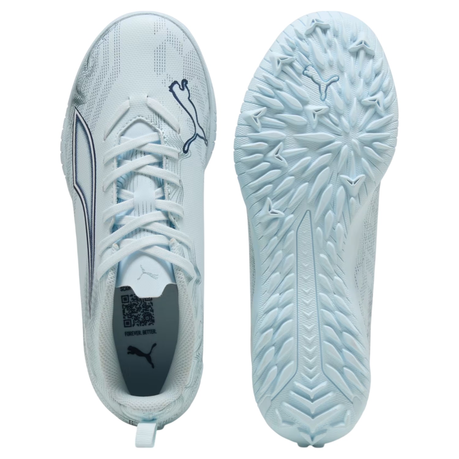 CHIMPUNES PUMA ULTRA PLAY TT JR 108989 03 CELESTE PARA NIÑOS - 5