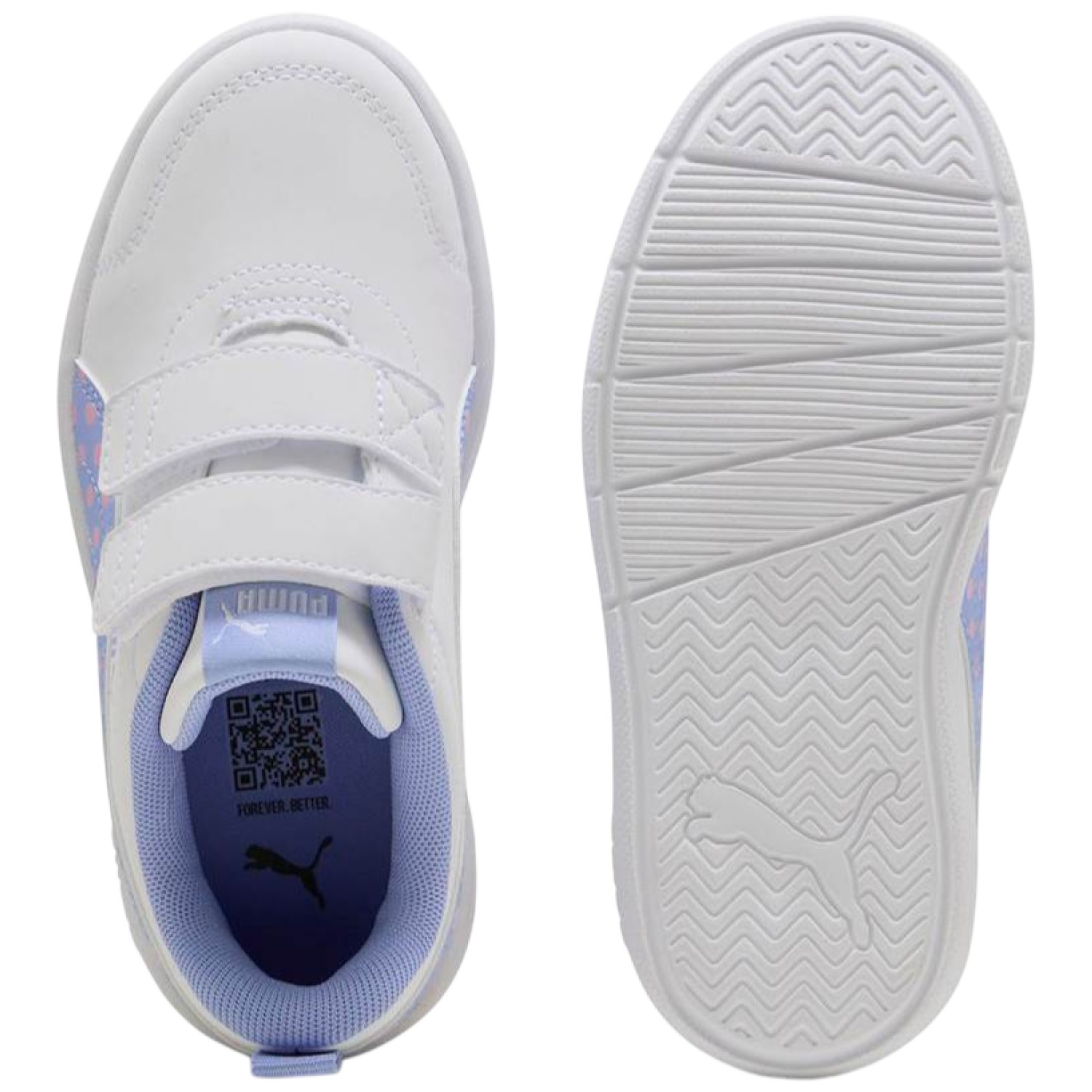ZAPATILLA PUMA COURTFLEX V3 DORTTY PS 398758 07 BLANCO NIÑA - 6