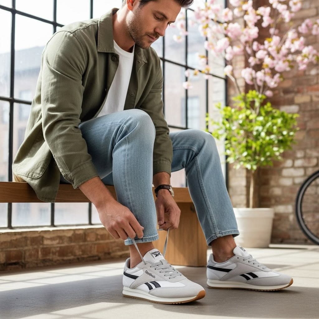 ZAPATILLA REEBOK WORLD 70 100257184 GRIS PARA HOMBRE - 4
