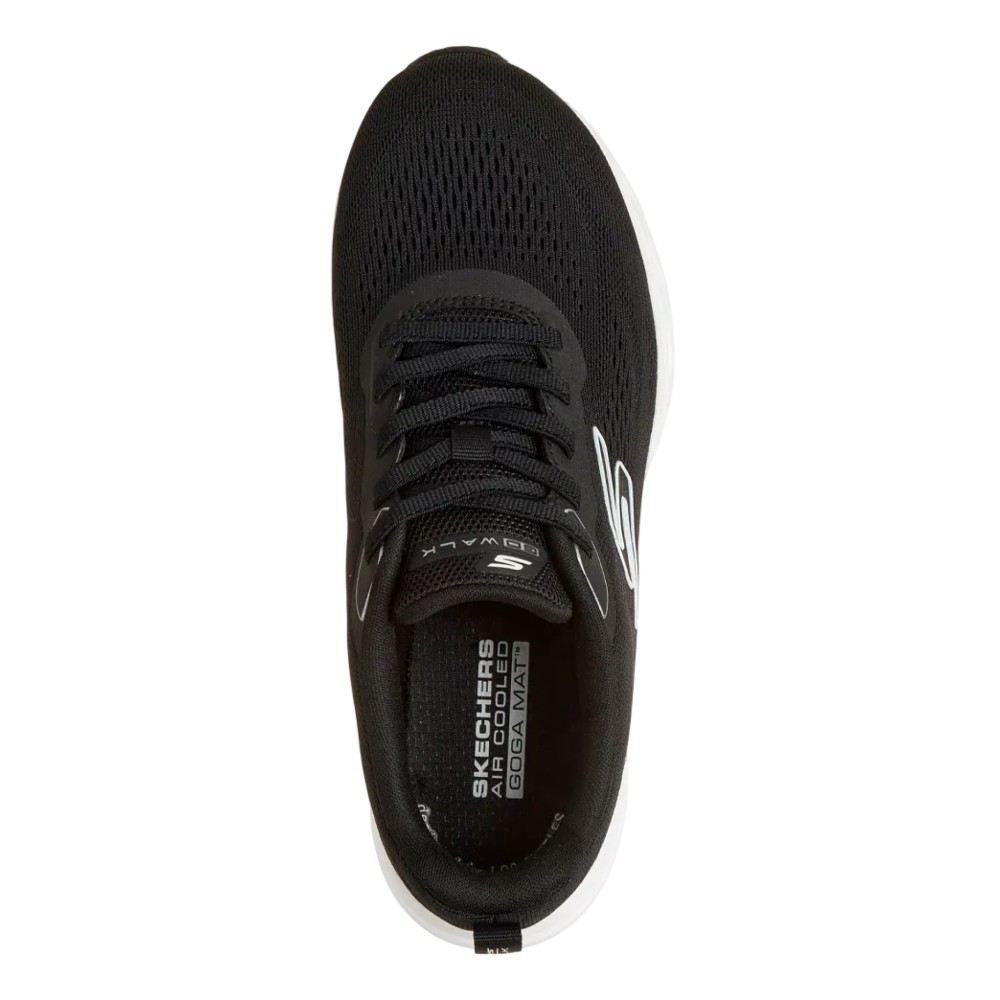 SKECHERS GO WALK GLIDE-STEP 2.0 KRISTEE 125145BKW NEGRO CON BLANCO PARA MUJER - 4