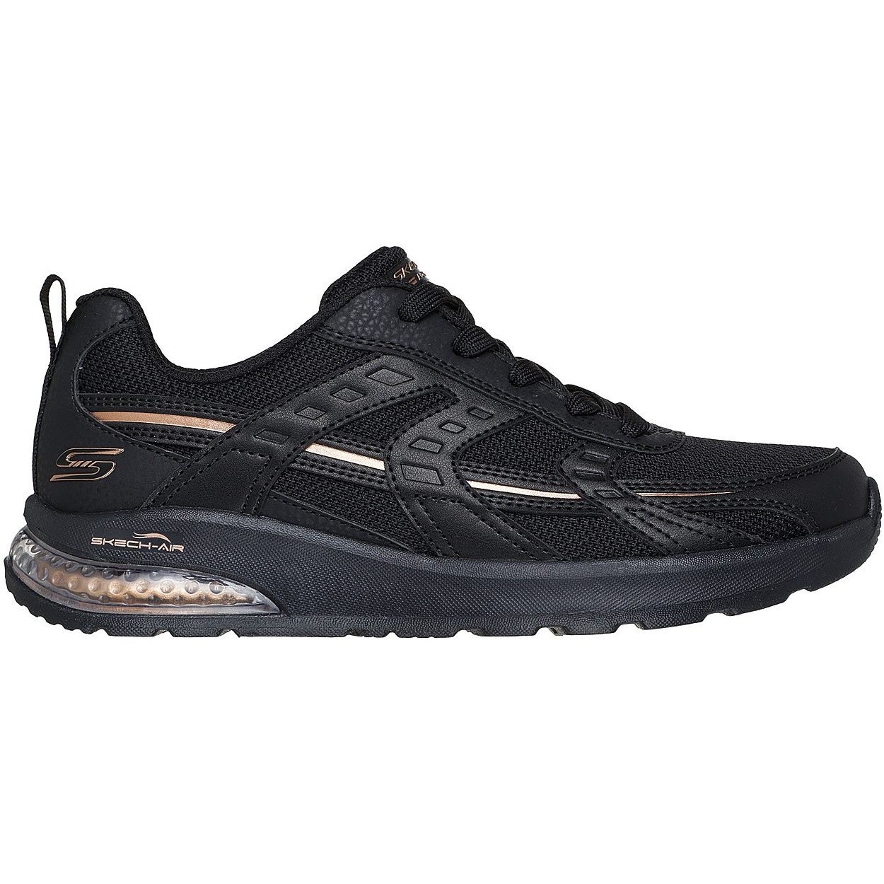 ZAPATILLA SKECHERS BOBS VISION AIR - TIERED VISION 117648/BBK NEGRO PARA MUJER - 1