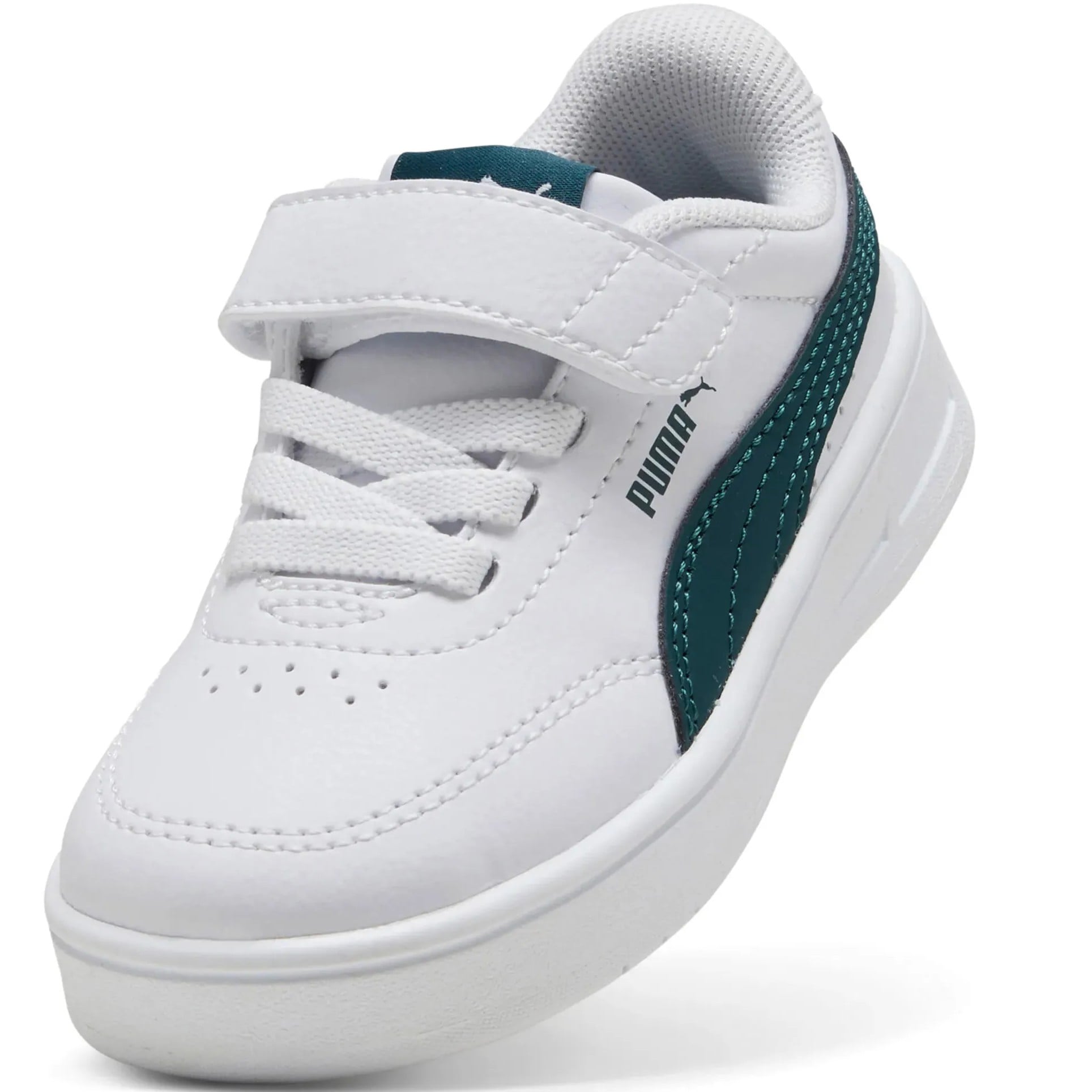 ZAPATILLA PUMA COURT CLASSIC CLEAN AC+ INF 403752 04 BLANCO-VERDE PARA NIÑOS - 2