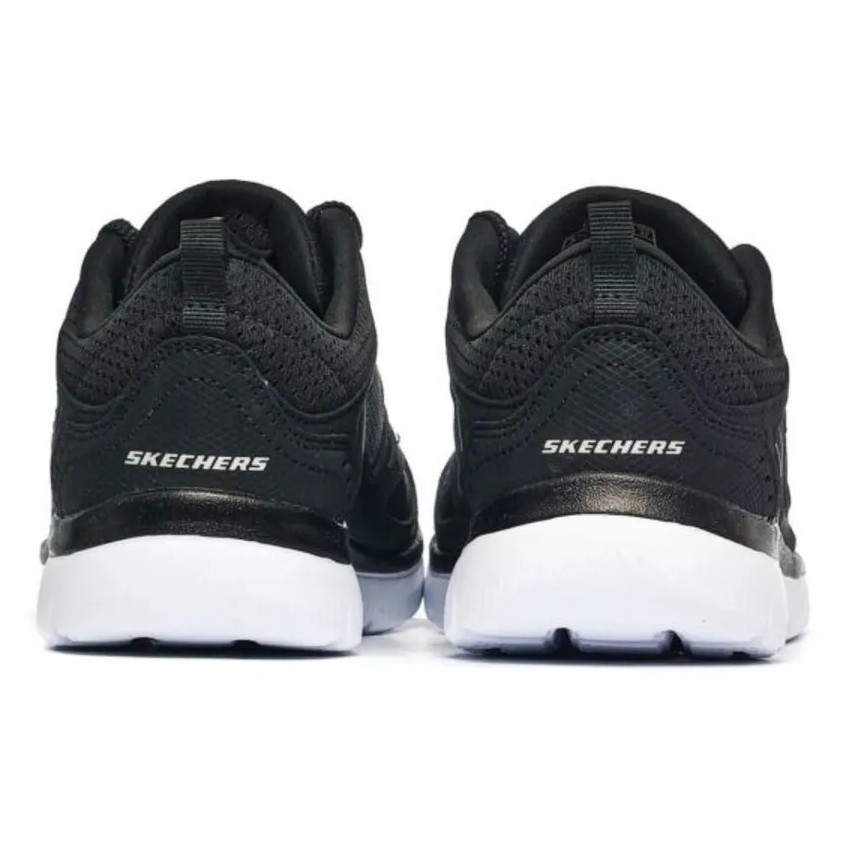 ZAPATILLA SKECHERS SUMMITS SUITED 12982/BKW NEGRO PARA MUJER - 4