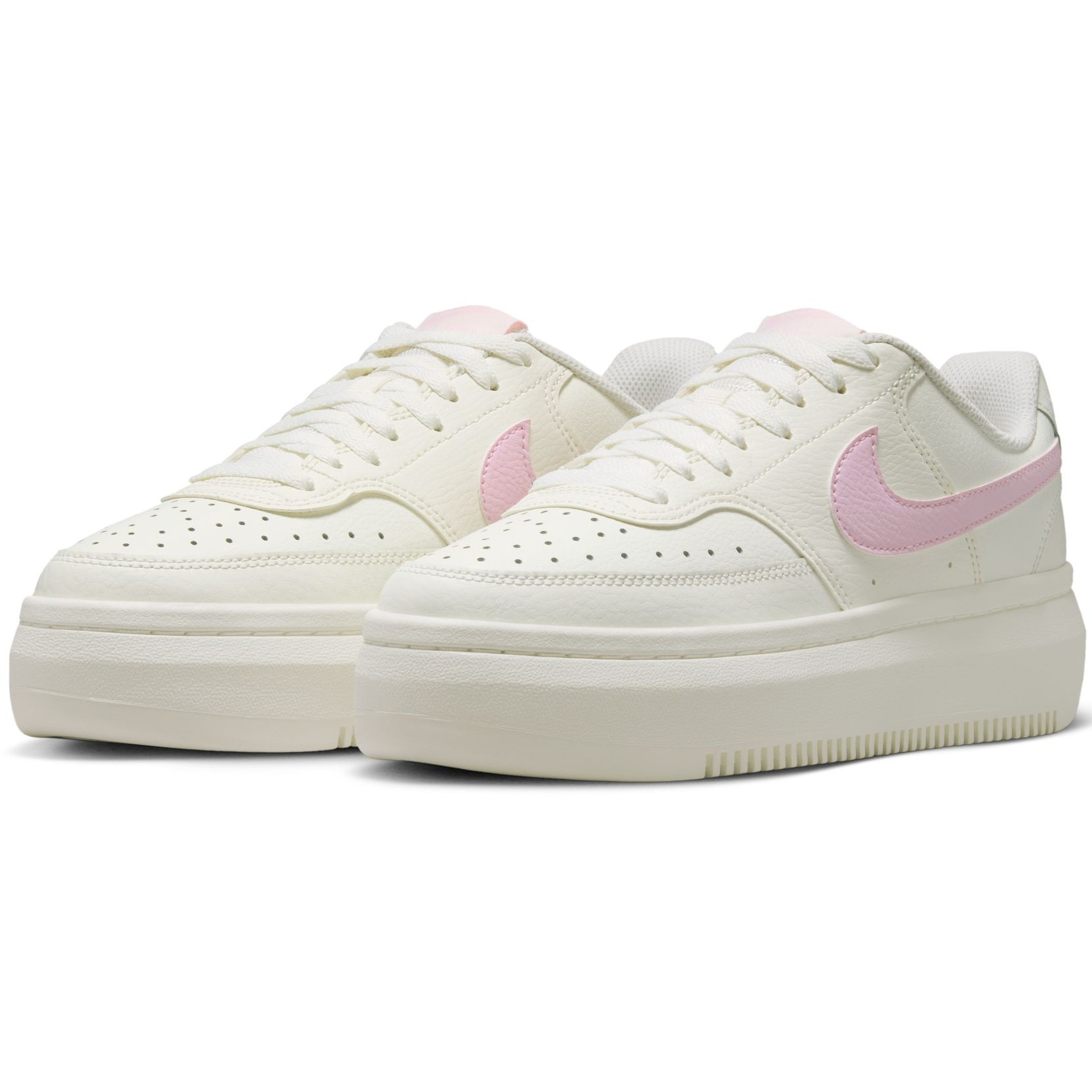 ZAPATILLA NIKE COURT VISION ALTA DM0113 107 BEIGE - MUJER - 4