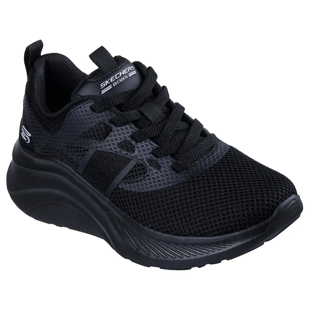 ZAPATILLA SKECHERS BOBS CHAOS HI-DAZZLING GLINT 117522/BBK NEGRO PARA MUJER - 3