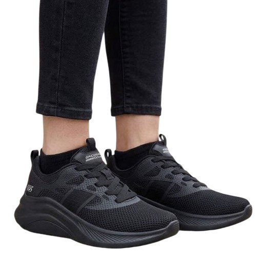 ZAPATILLA SKECHERS BOBS CHAOS HI-DAZZLING GLINT 117522/BBK NEGRO PARA MUJER - 6