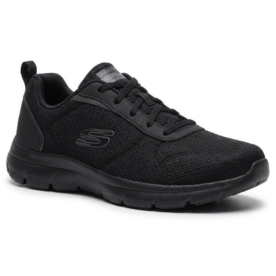 ZAPATILLA SKECHERS PURE GENIUS-PURE FLARE 898056/BBK NEGRO DE MUJER - 1