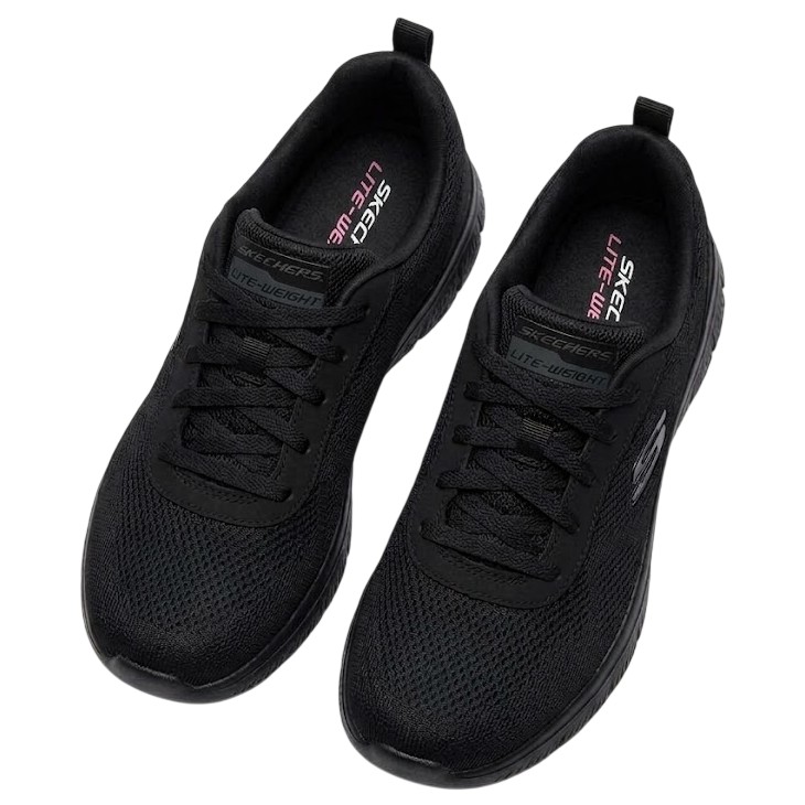 ZAPATILLA SKECHERS PURE GENIUS-PURE FLARE 898056/BBK NEGRO DE MUJER - 4