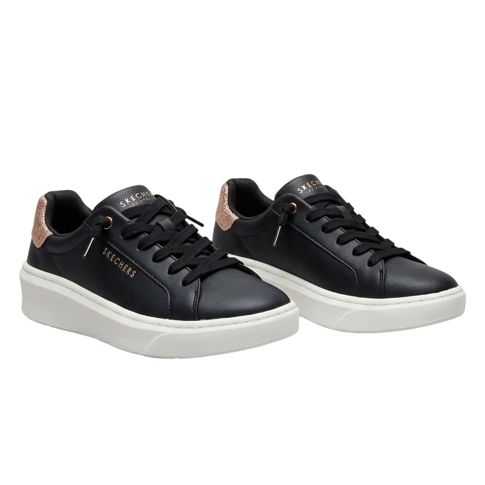 ZAPATILLA SKECHERS COURT BREAK-MINI GLITZER 177317/BLK NEGRO MUJER - 5