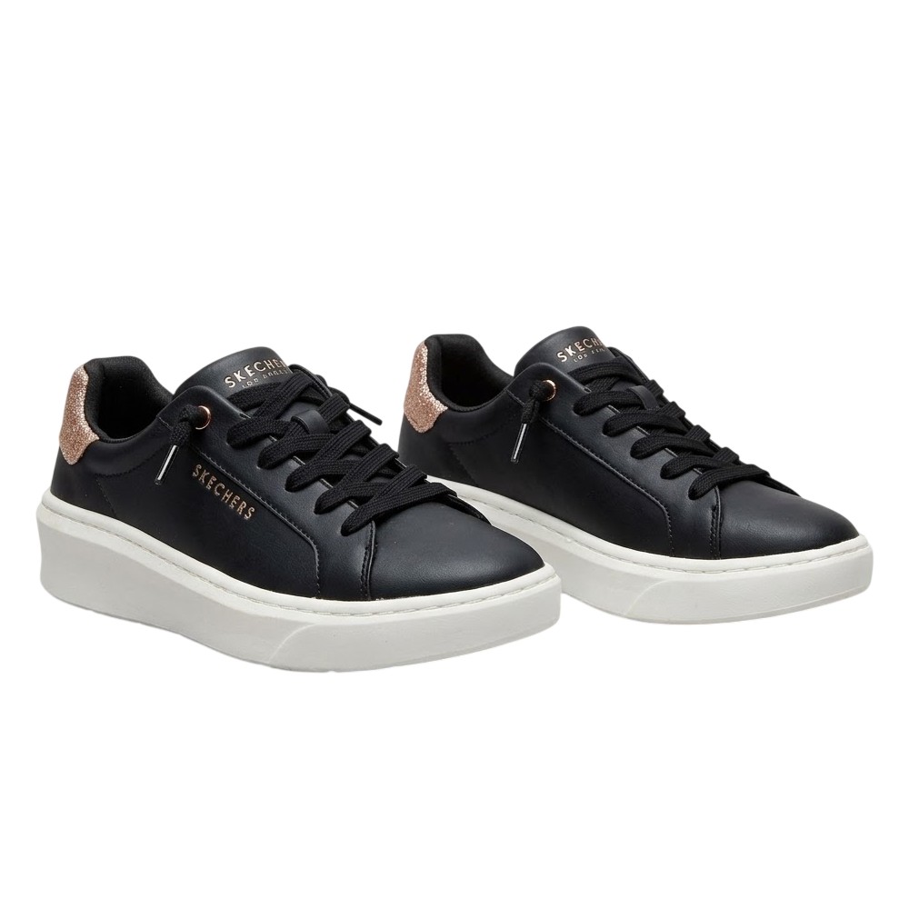 ZAPATILLA SKECHERS COURT BREAK-MINI GLITZER 177317/BLK NEGRO MUJER - 5
