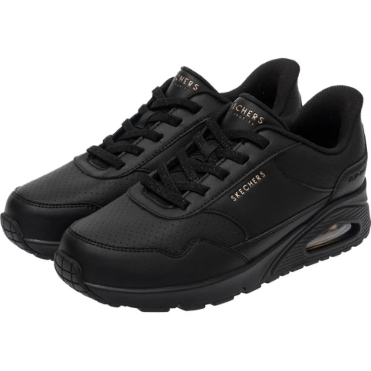 ZAPATILLA SKECHERS UNO - BANKSIA LUXE 177118/BBK NEGRO PARA MUJER - 4