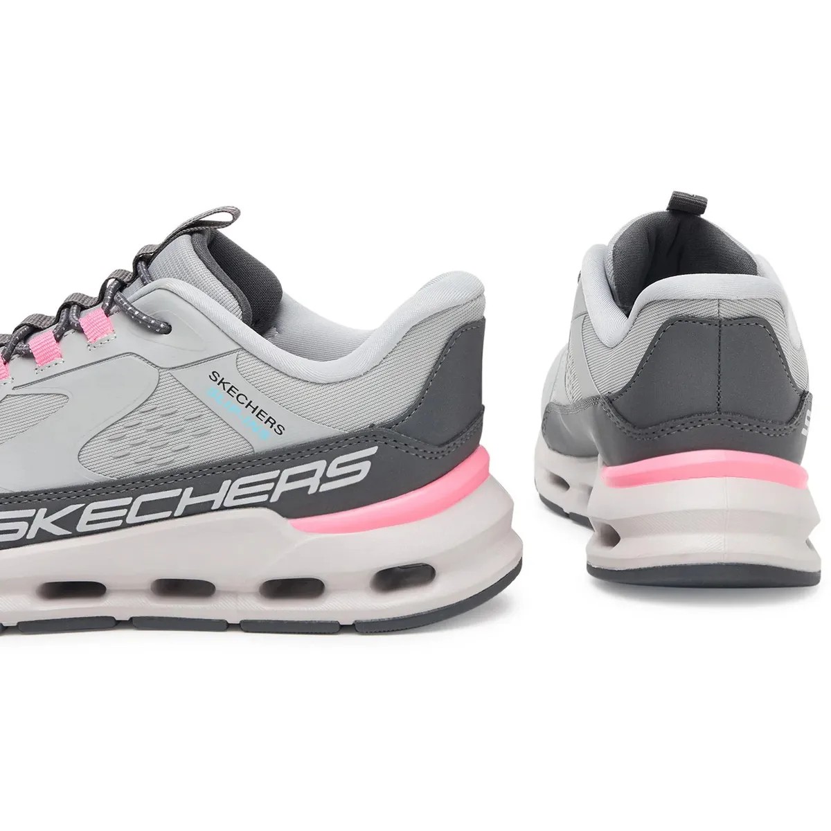 ZAPATILLA SKECHERS GLIDE-STEP - VISTA LANE 303654GYPK GRIS PARA MUJER - 5