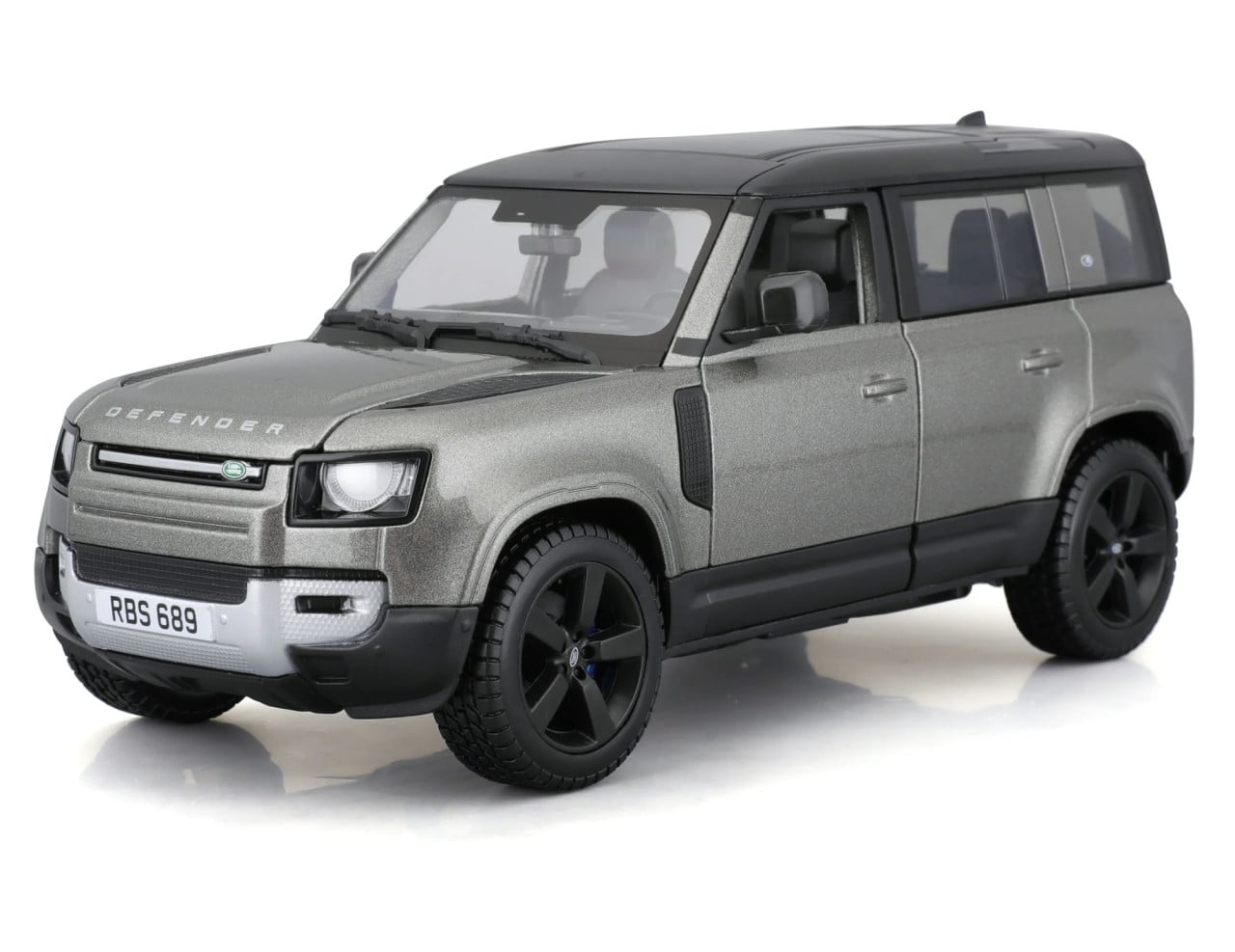 1:24 LAND ROVER DEFENDER 2022 PLATEADO - 1