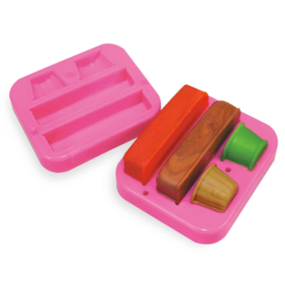 PLASTILINA ART Y FUN SET DE MASAS UNICORNIO MALETA CON PLATAFORMA Y ACCESORIOS - 6