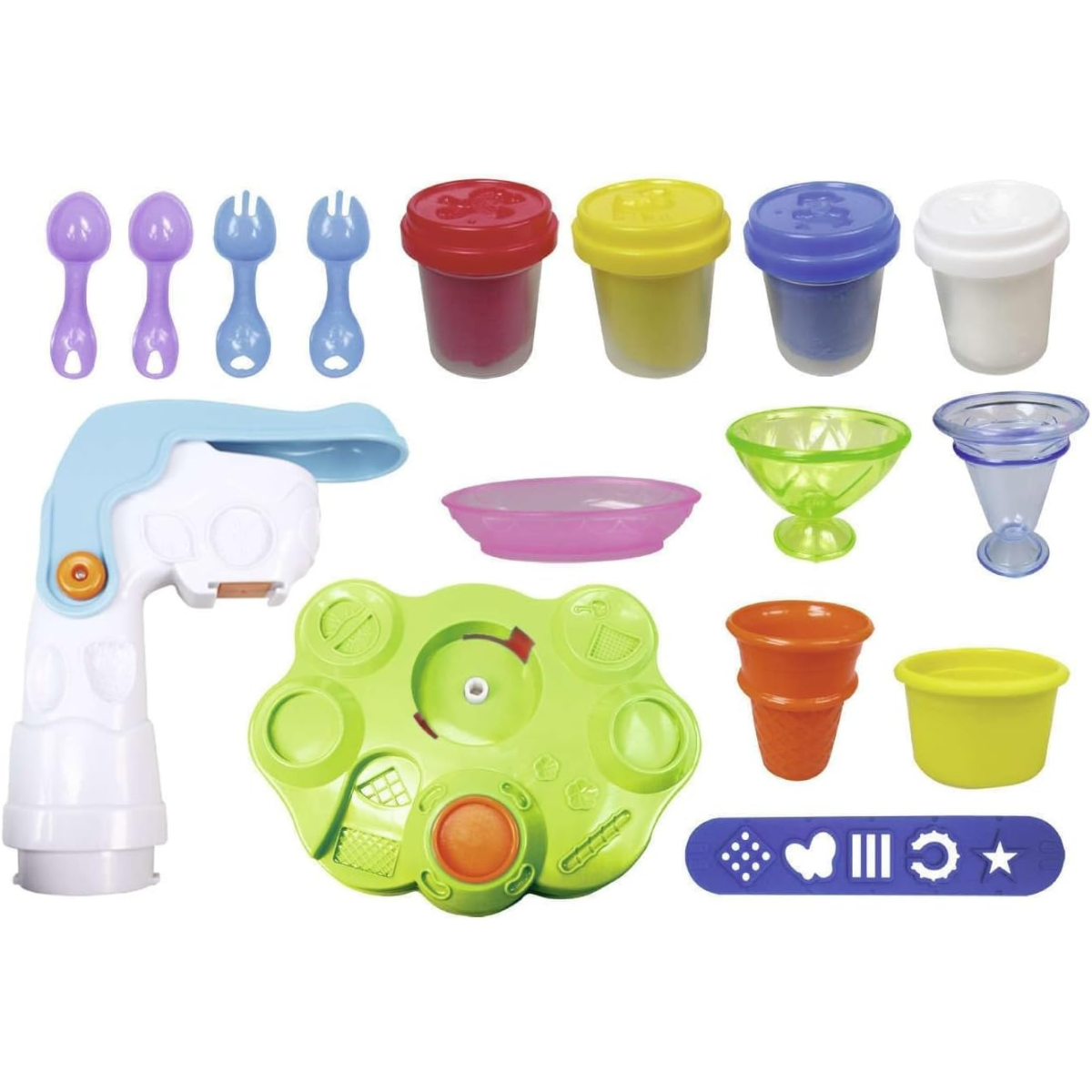 PLASTILINA ART Y FUN SET PARA POSTRES Y HELADOS CON ACCESORIOS + 11 PIEZAS - 4