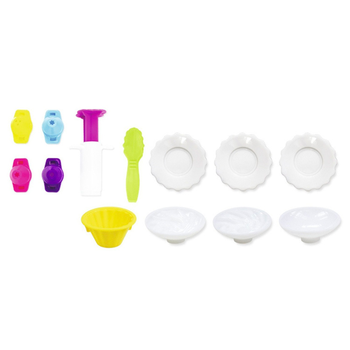 PLASTILINA ART Y FUN SET DE MASAS CUPCAKE CON MOLDES Y ACCESORIOS - 3