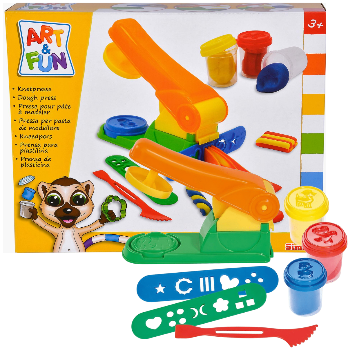 PLASTILINA ART Y FUN MASAS MOLDEABLES CON PRENSA Y ACCESORIOS - 1