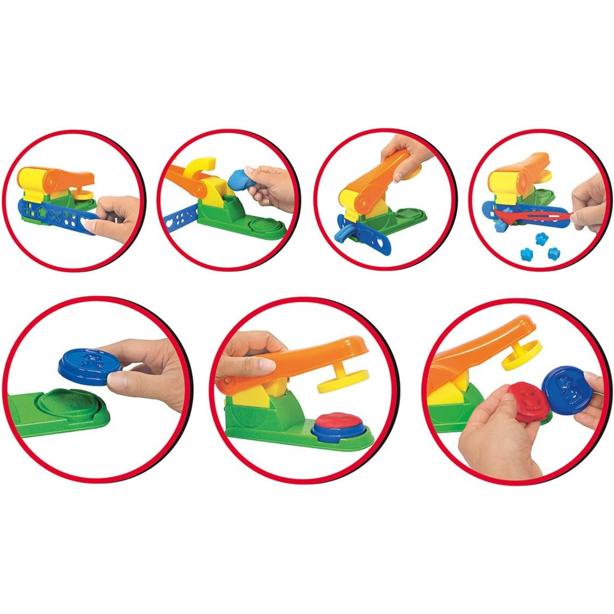 PLASTILINA ART Y FUN MASAS MOLDEABLES CON PRENSA Y ACCESORIOS - 4