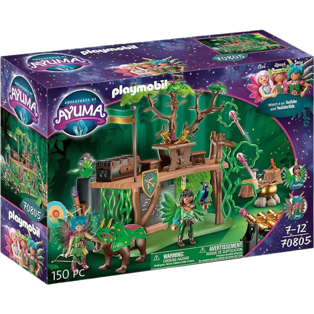 PLAYMOBIL AYUMA CAMPAMENTO DE ENTRENAMIENTO SET DE AVENTURAS CON HADAS ANIMALES Y ACCESORIOS - 2