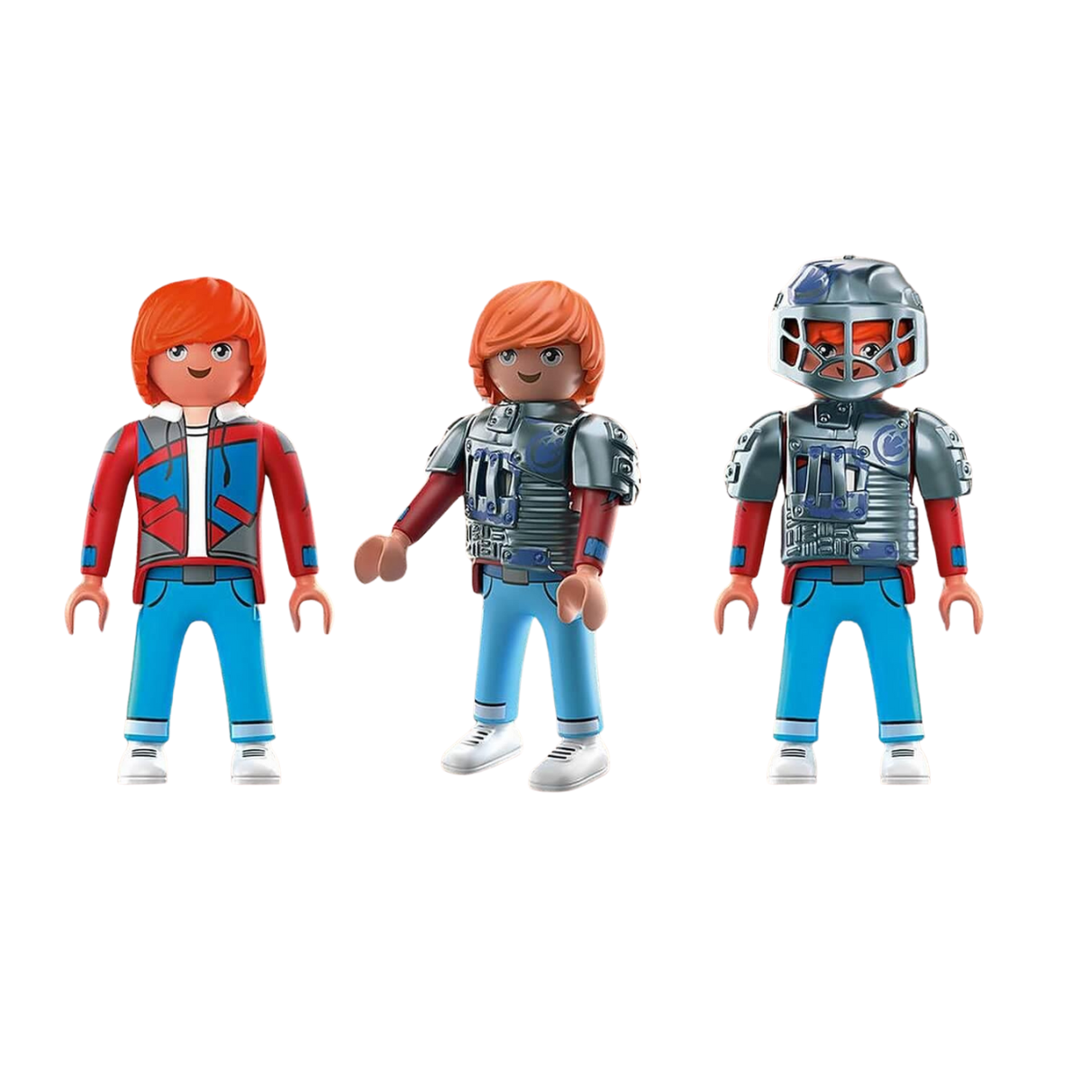 PLAYMOBIL DINO RISE DOBLE PODER DE DEFENSA DINOSAURIO CON ARMADURA CAÑONES Y FIGURAS - 4