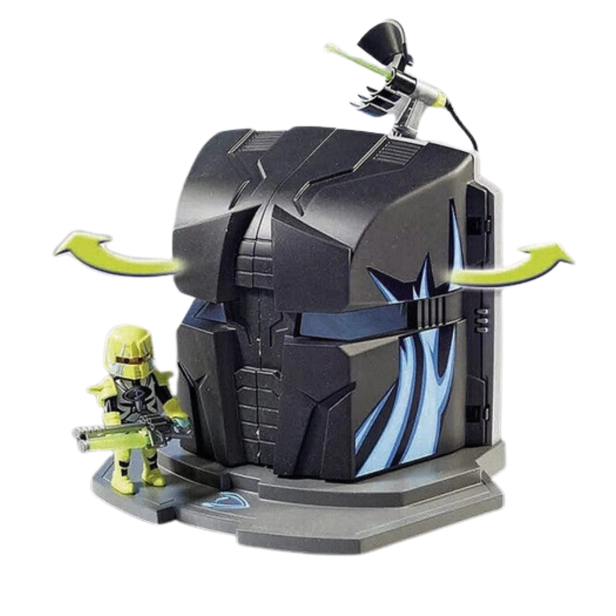 PLAYMOBIL TOP AGENTS CENTRO DE MANDO DEL DR. DRONE BASE DE COMANDO CON DRONES Y FIGURAS - 4
