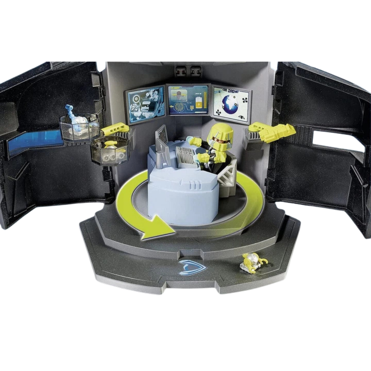 PLAYMOBIL TOP AGENTS CENTRO DE MANDO DEL DR. DRONE BASE DE COMANDO CON DRONES Y FIGURAS - 5