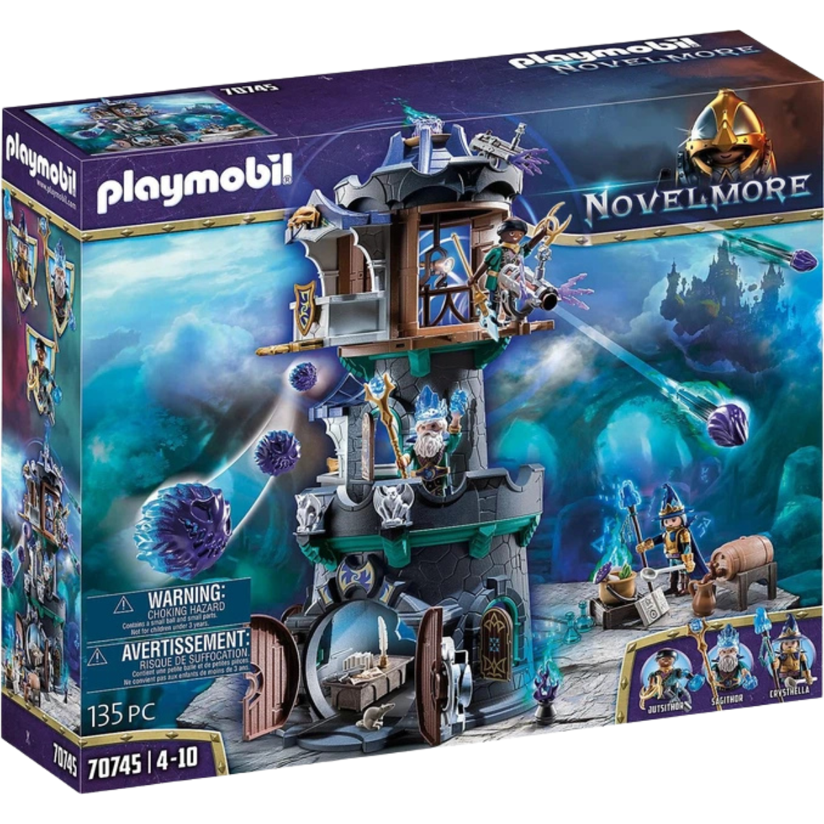 PLAYMOBIL NOVELMORE TORRE DEL MAGO CASTILLO DE MAGIA CON FIGURAS Y ACCESORIOS - 2