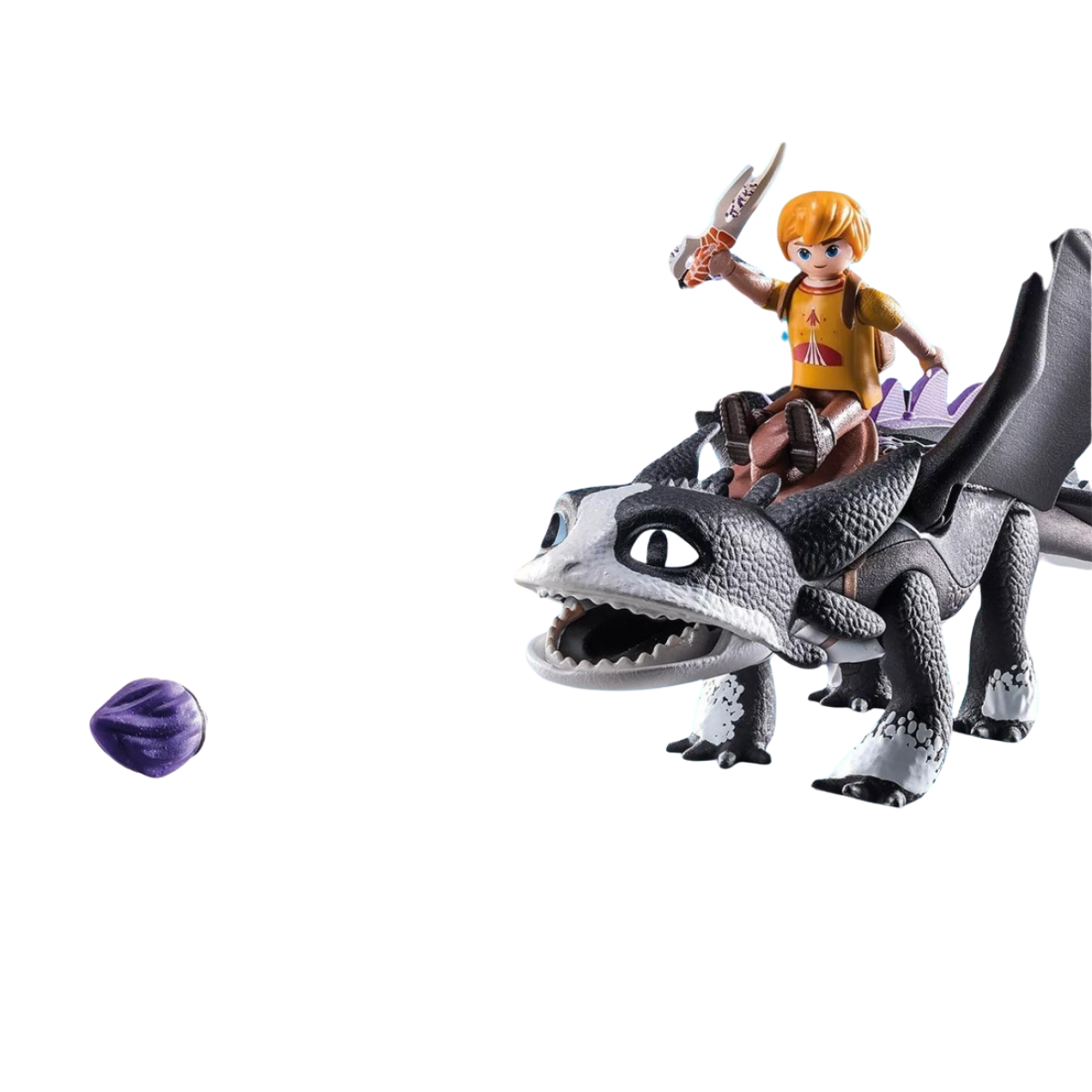 PLAYMOBIL DRAGONS THUNDER Y TOM SET DE AVENTURA CON DRAGÓN ARTICULADO Y ACCESORIOS - 4