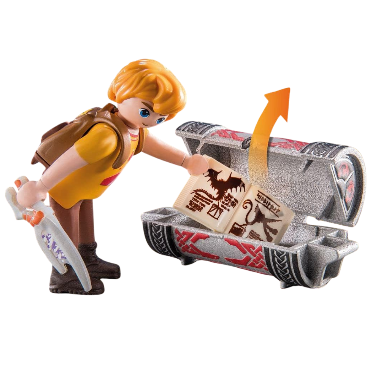 PLAYMOBIL DRAGONS THUNDER Y TOM SET DE AVENTURA CON DRAGÓN ARTICULADO Y ACCESORIOS - 6