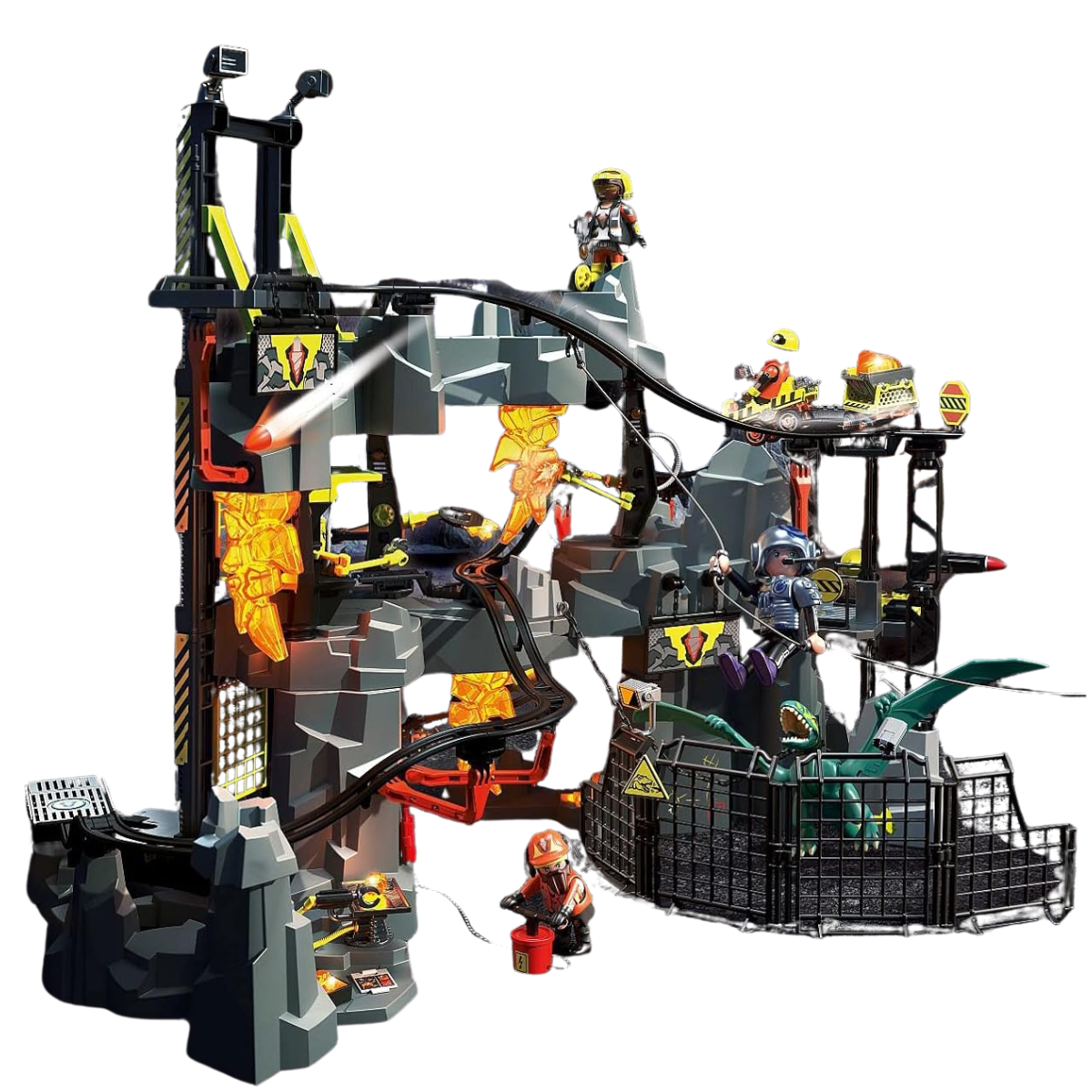 PLAYMOBIL DINO RISE MINA SET DE AVENTURA DE DINOSAURIOS Y MINA - 3
