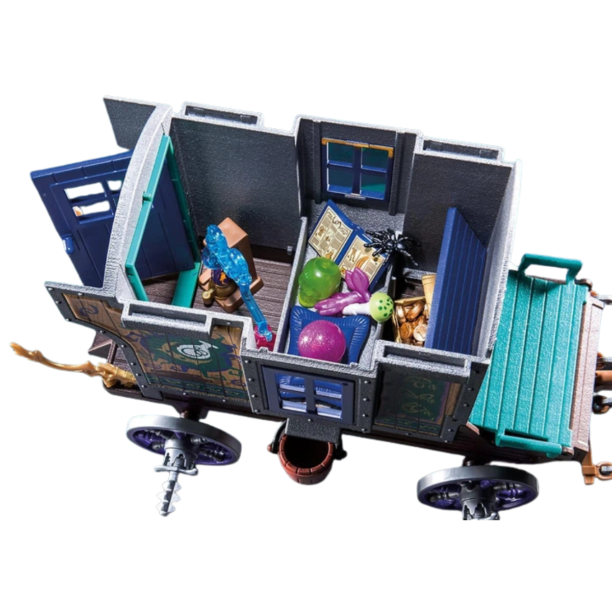 PLAYMOBIL NOVELMORE CARRO DE MERCADERES SET DE AVENTURA CON MAGIA Y COMERCIO - 6