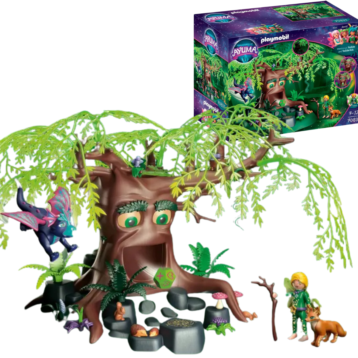 PLAYMOBIL ÁRBOL DE LA SABIDURÍA PLAYSET DE FANTASÍA CON HADAS DRAGÓN Y ACCESORIOS - 1