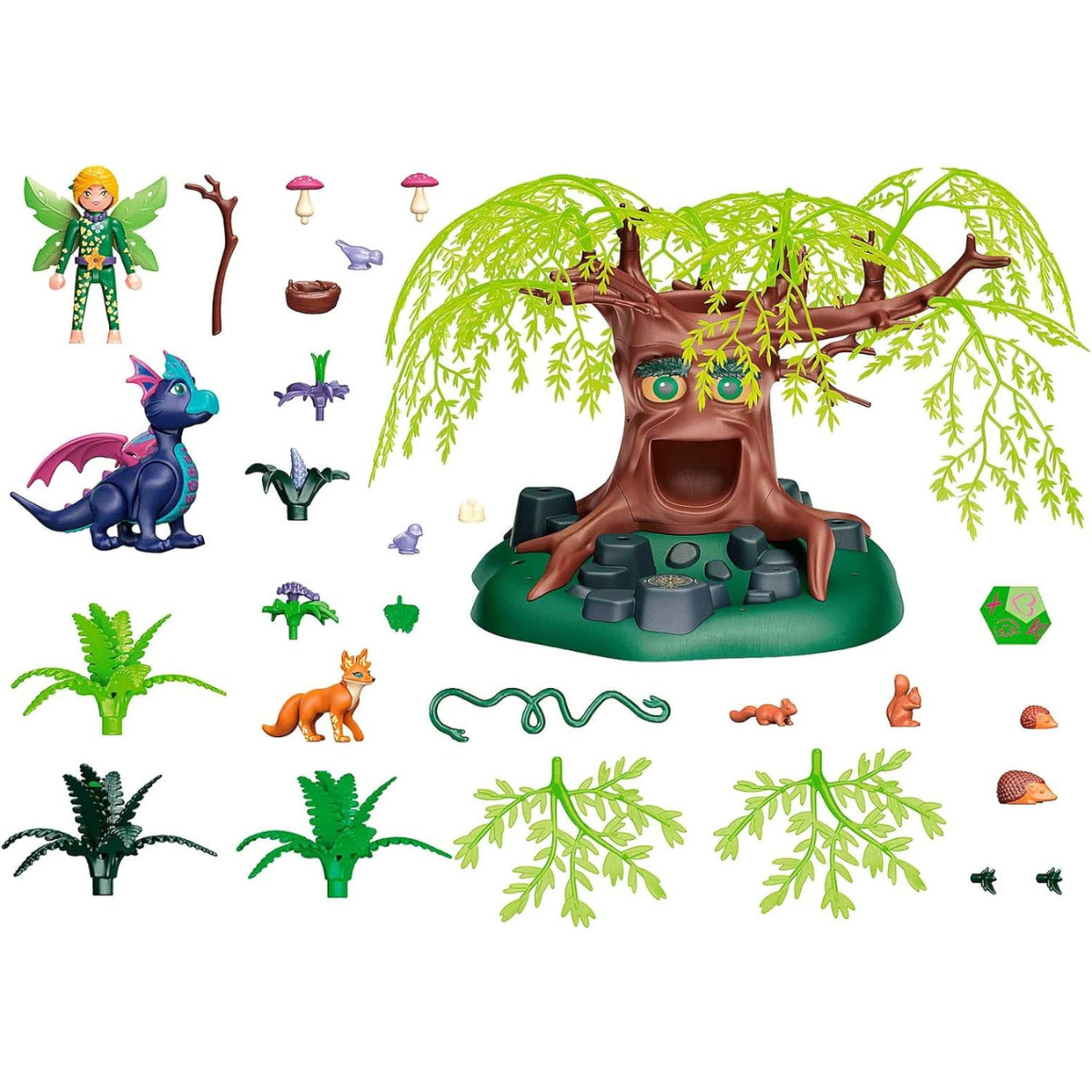 PLAYMOBIL ÁRBOL DE LA SABIDURÍA PLAYSET DE FANTASÍA CON HADAS DRAGÓN Y ACCESORIOS - 3