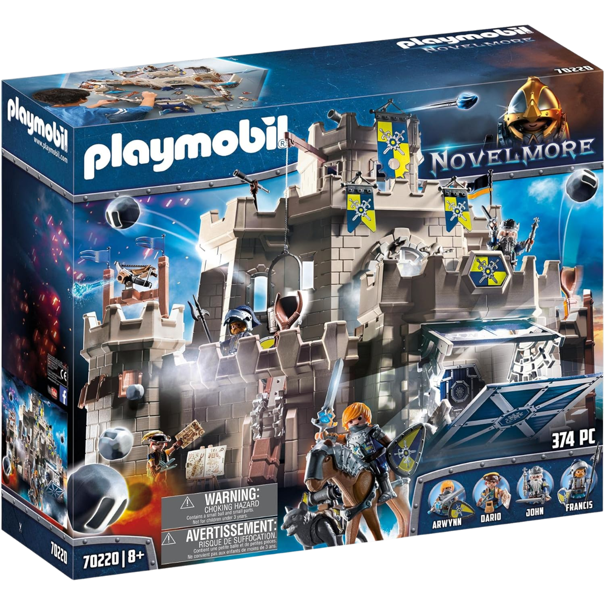 PLAYMOBIL NOVELMORE GRAN CASTILLO MEDIEVAL CON CABALLEROS Y ACCESORIOS - 2