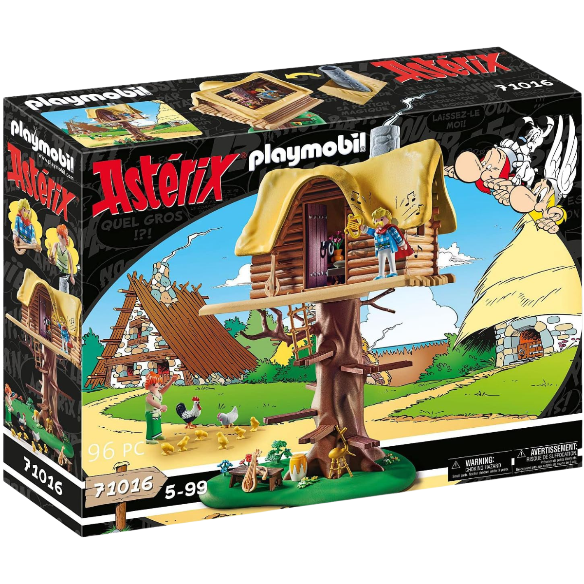 PLAYMOBIL ASTERIX CASA DEL ÁRBOL SET DE AVENTURA CON FIGURAS INSTRUMENTOS Y ACCESORIOS - 2