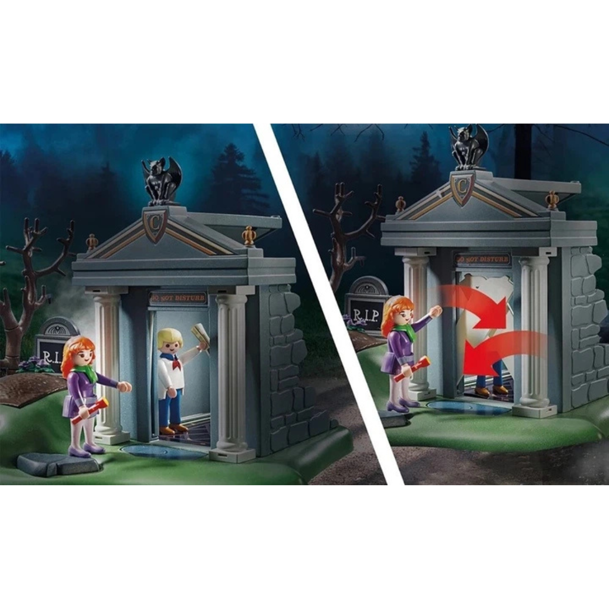 PLAYMOBIL SCOOBY-DOO AVENTURA EN EL CEMENTERIO MISTERIO ESPELUZNANTE CON FIGURAS Y ACCESORIOS - 4