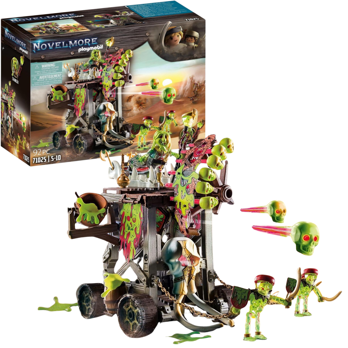 PLAYMOBIL NOVELMORE SAL’AHARI SANDS TRONO DEL TRUENO CON CATAPULTA - 1