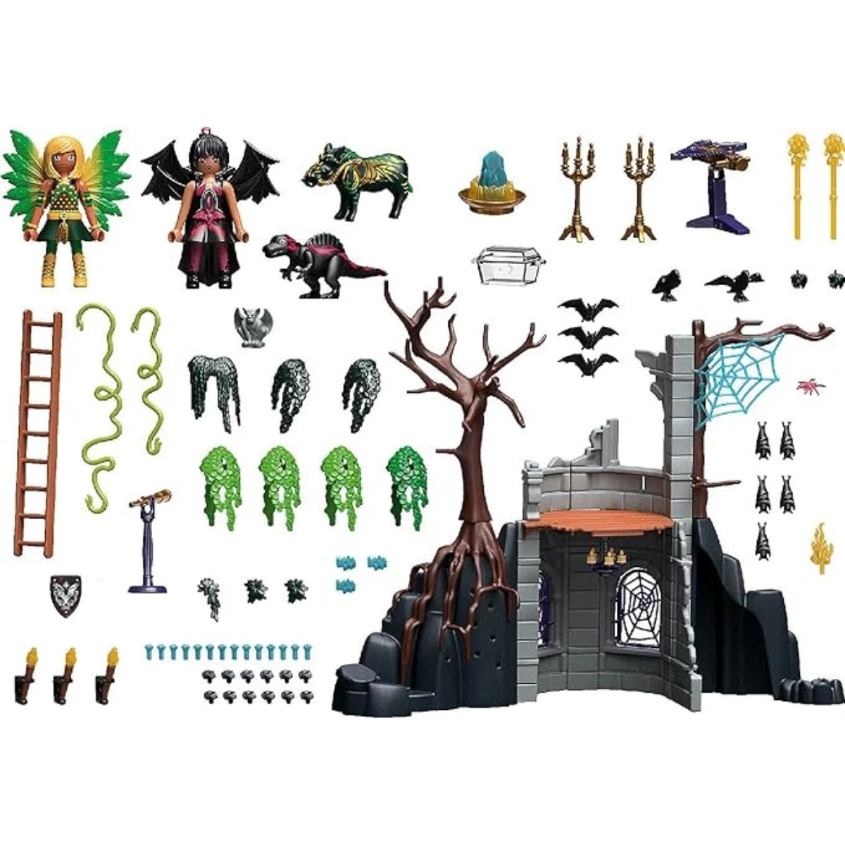 PLAYMOBIL RUINAS DE LAS BAT FAIRIES PLAYSET DE FANTASÍA CON EFECTOS DE LUZ Y ACCESORIOS - 3