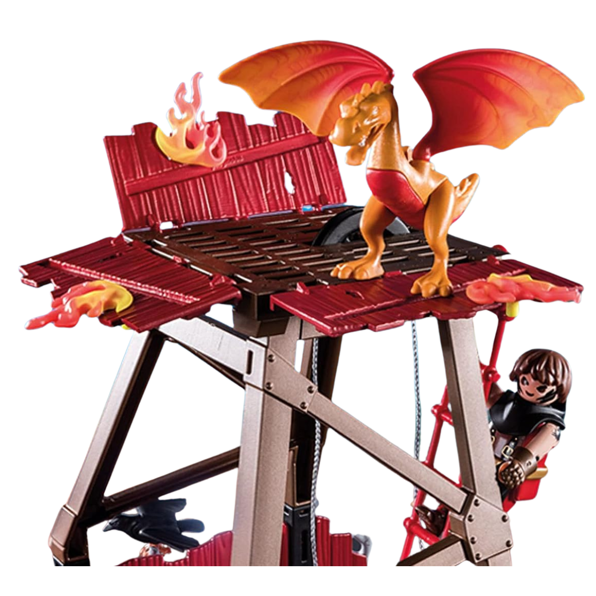 PLAYMOBIL NOVELMORE MINA DE LAVA DE LOS BANDIDOS DE BURNHAM SET DE AVENTURA CON DRAGÓN Y FIGURAS - 4